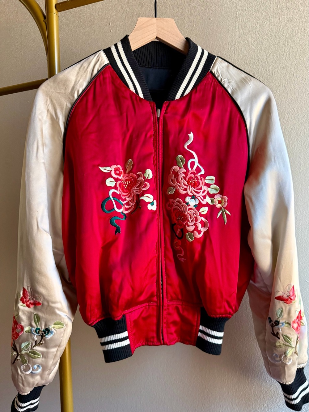 Bomber Jacket Esther Chen 100% silk